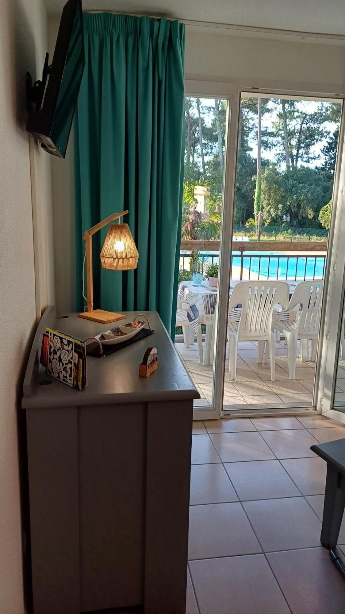 T2 Turquoise Ondres Plage Avec Piscine Et Tennis Kültér fotó