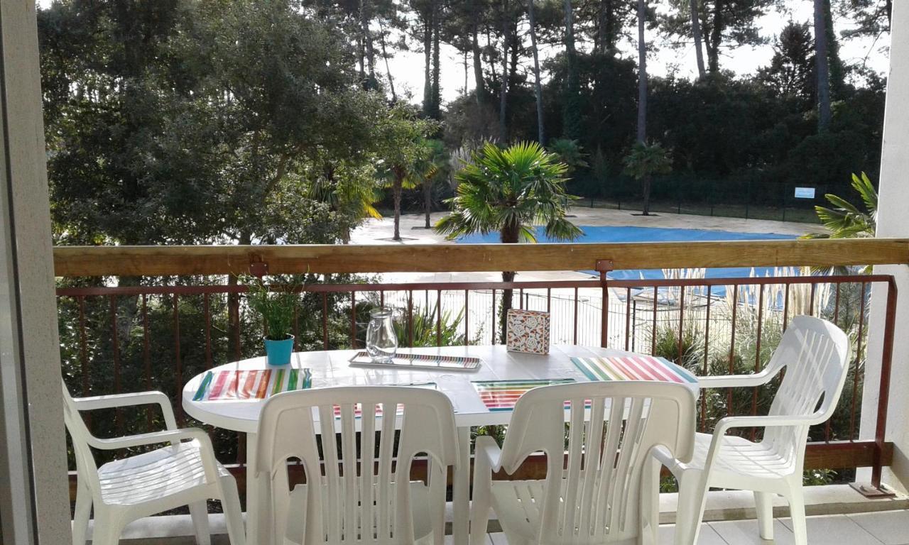 T2 Turquoise Ondres Plage Avec Piscine Et Tennis Kültér fotó