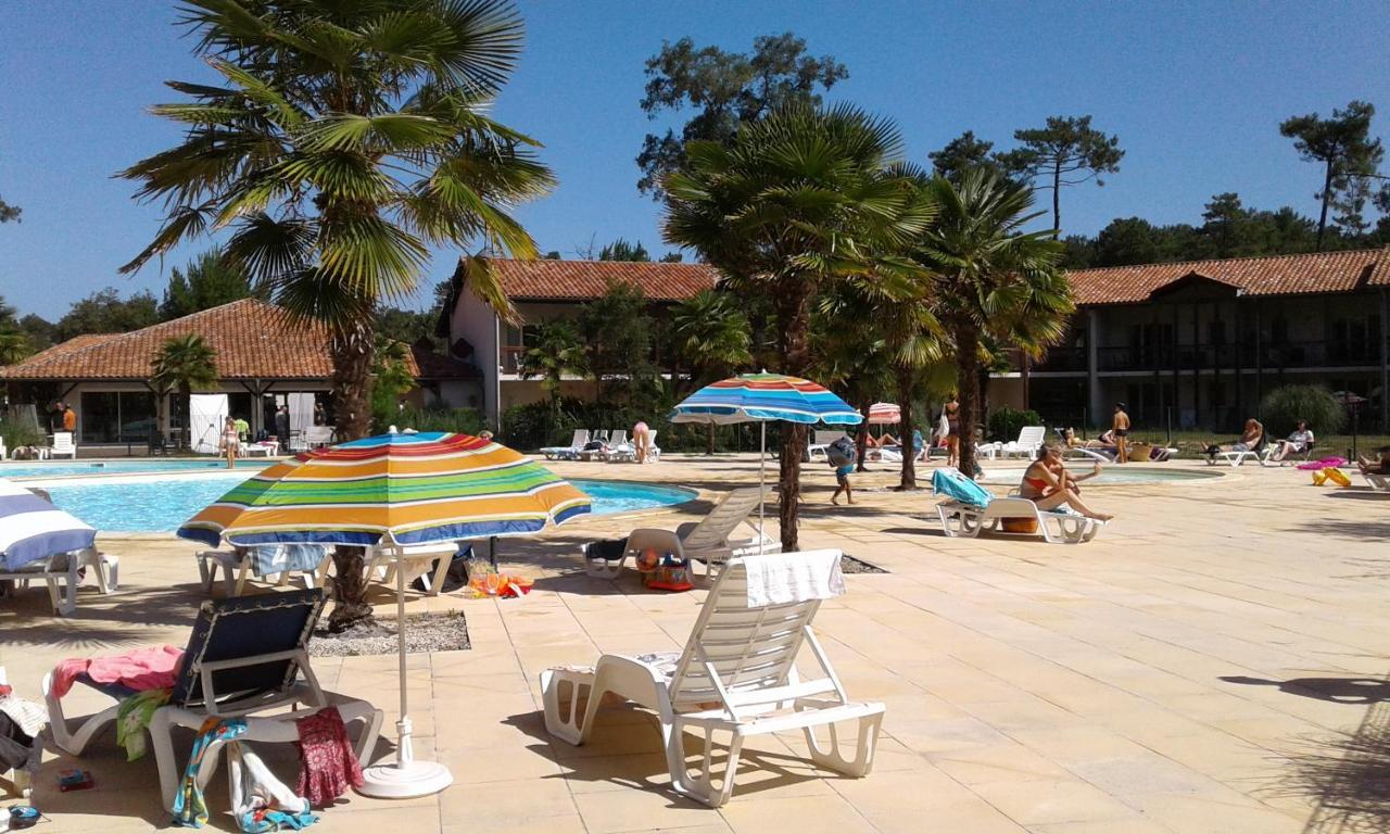 T2 Turquoise Ondres Plage Avec Piscine Et Tennis Kültér fotó